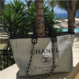 GWP Gray and Black Canvas Tote
